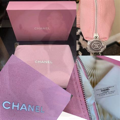 chanel cosmetic bag pink|preloved Chanel cosmetic bags.